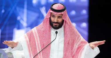 Saudi Crown Prince Mohammed bin Salman speaks during the Future Investment Initiative Forum in Riyadh, Saudi Arabia, Oct. 24, 2018. (Reuters Photo)