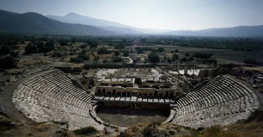 Photography from “Aphrodisias-Ara Güler” exhibition, Ankara, Türkiye, Nov. 19, 2018. (Photo courtesy of the exhibition)