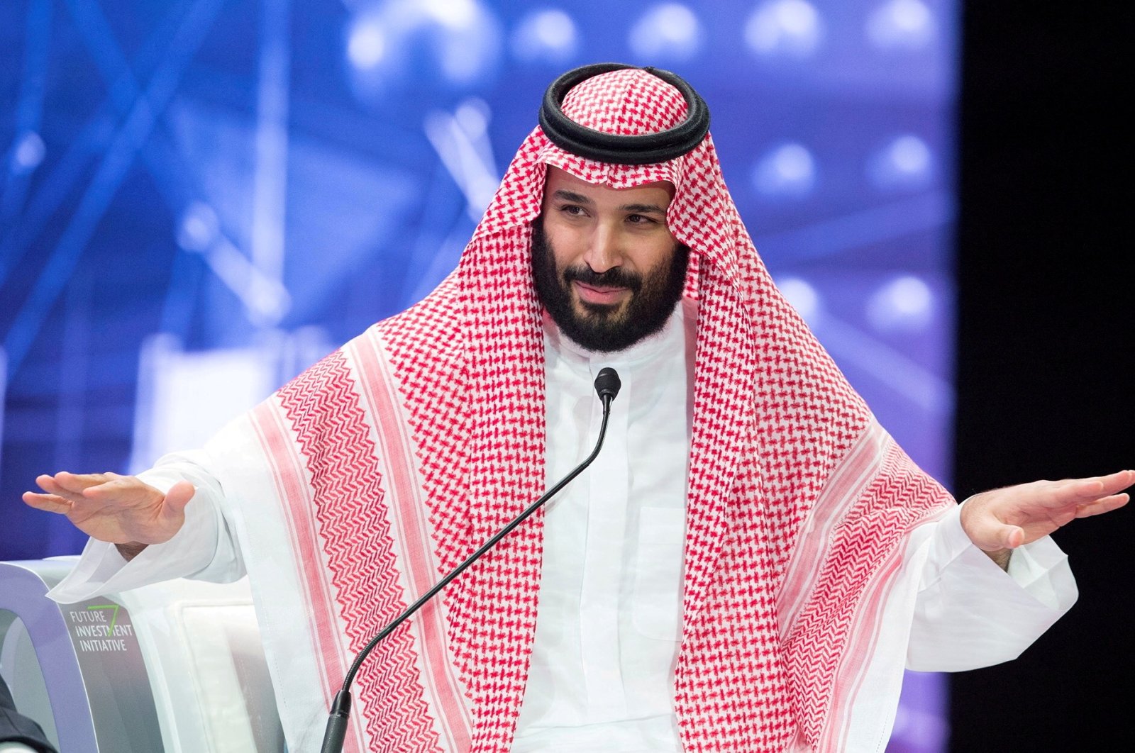 Saudi Crown Prince Mohammed bin Salman speaks during the Future Investment Initiative Forum in Riyadh, Saudi Arabia, Oct. 24, 2018. (Reuters Photo)