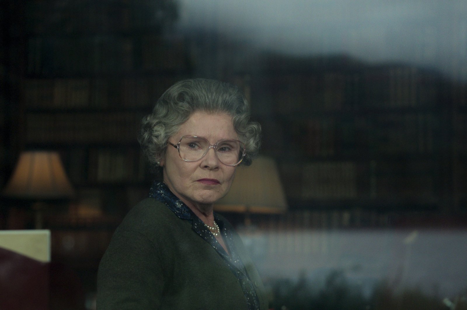 Imelda Staunton takes on the role of Queen Elizabeth II in season 5 of Netflix&#039;s &quot;The Crown.&quot; (DPA Photo)