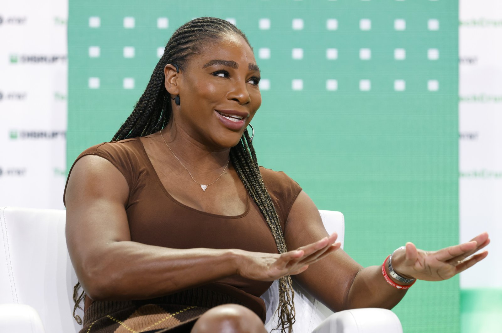 Founding &amp; Managing Partner of Serena Ventures Serena Williams speaks onstage during TechCrunch Disrupt 2022, San Francisco, California, U.S., Oct. 19, 2022. (Getty Images Photo)