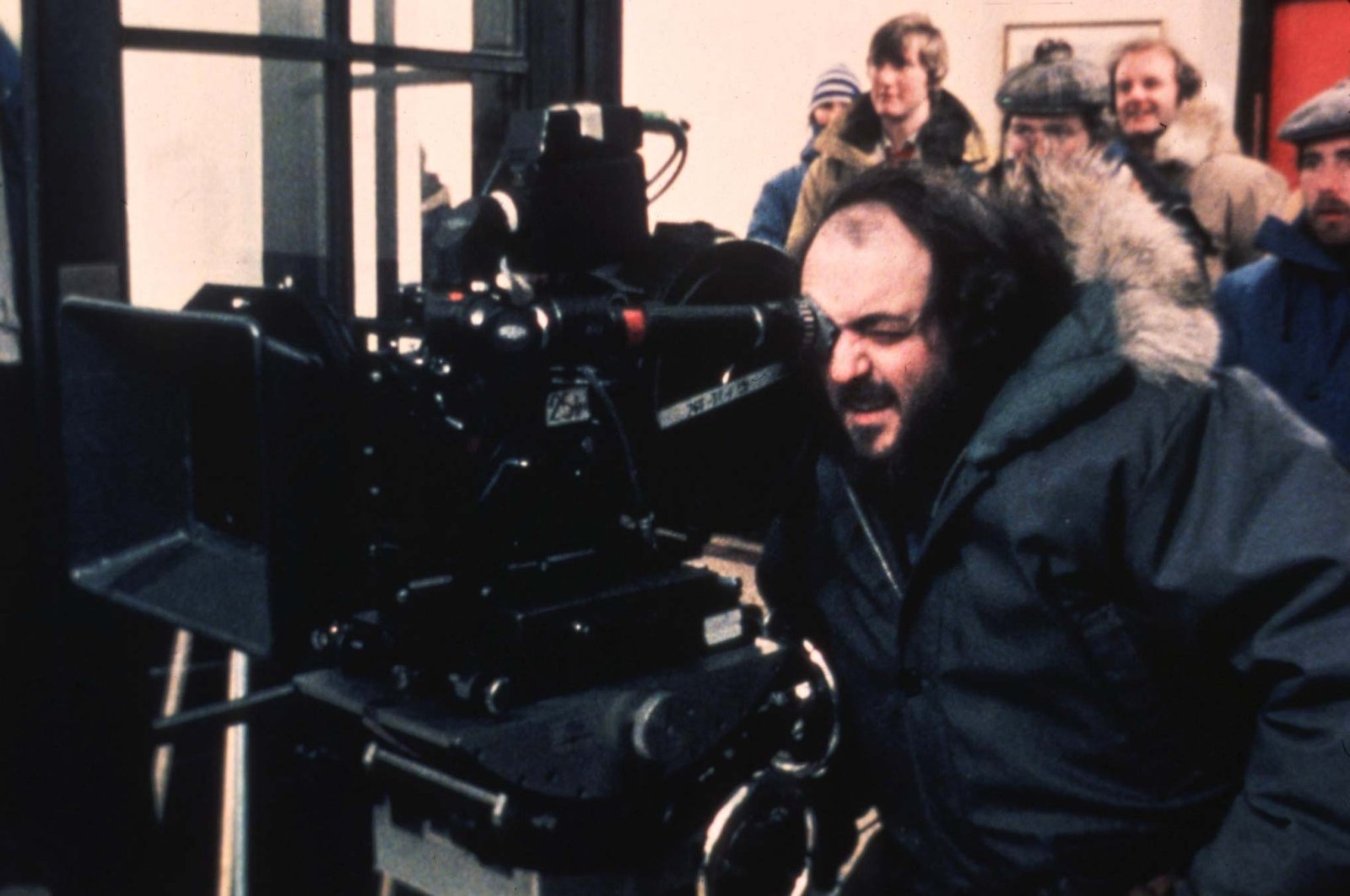 Famed film director Stanley Kubrick, is shown behind the camera in this undated file photograph on an unidentified film set. (Reuters Photo)