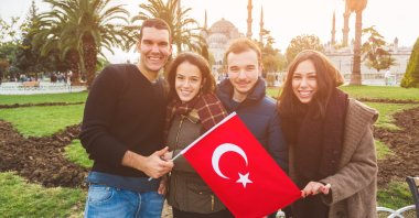 A group of Turkish youth, in Istanbul, Türkiye, undated photo. (Shutterstock Photo) 