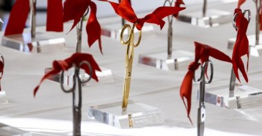 "Presidential Scissors Collection" is seen in this undated file photo. (AA File Photo)