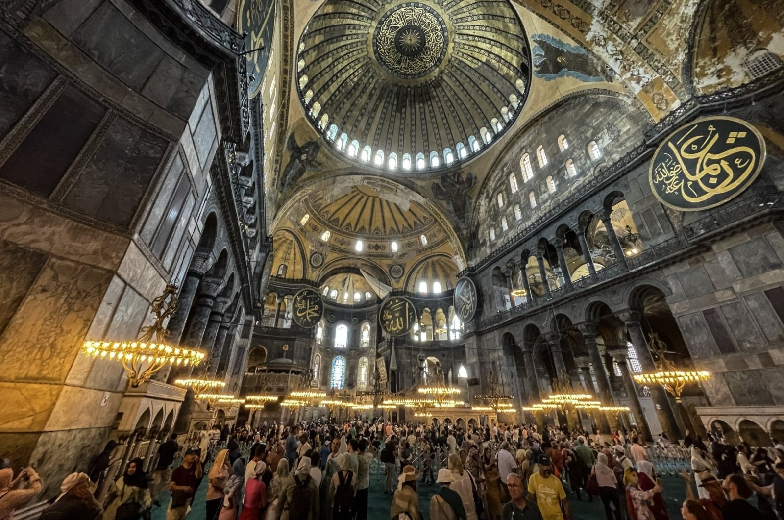 The Hagia Sophia Grand Mosque in this undated file photo. (AA File Photo)
