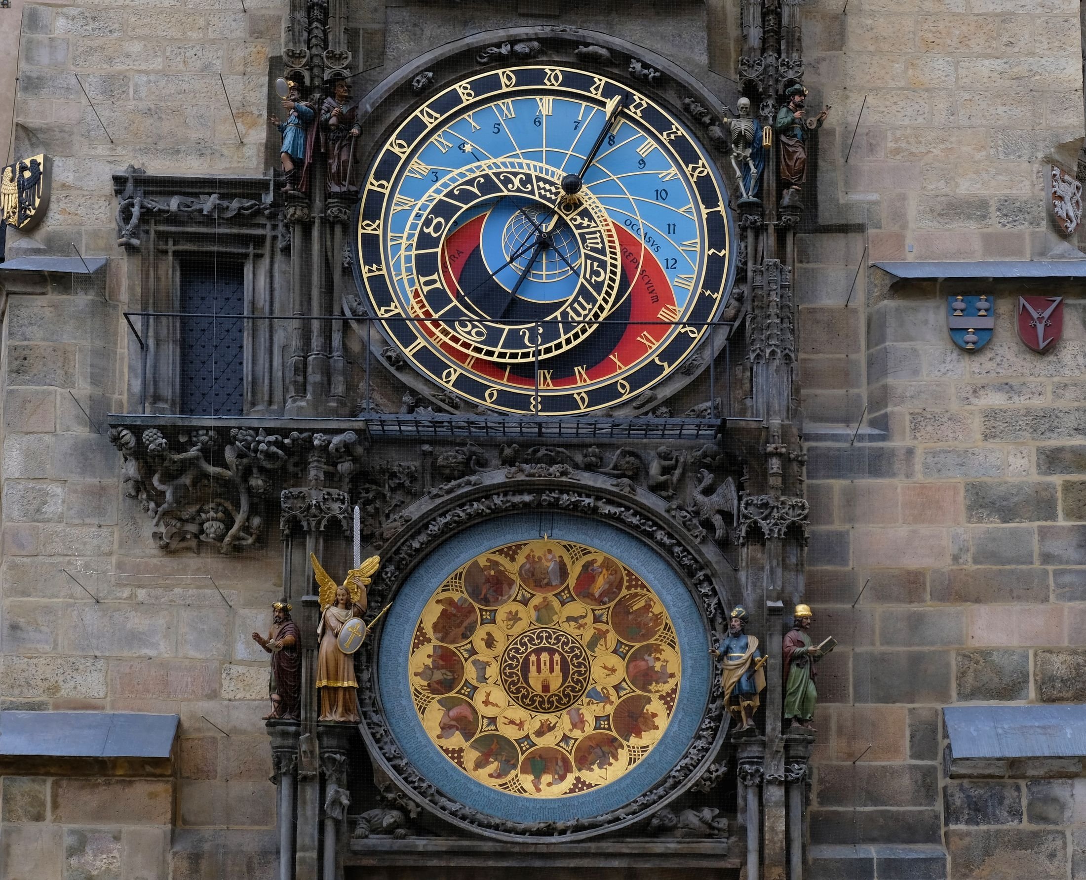 Jam Astronomi dan banyak patungnya di Praha, Republik Ceko.  (Foto Shutterstock)