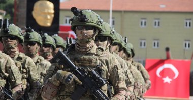 Turkish soldiers are seen in Isparta province, Türkiye, Sept. 30, 2022 (IHA Photo)