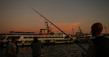 View of a ferry operating in Istanbul, Oct. 25, 2022. (AA Photo)