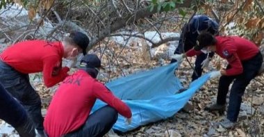 Authorities discovered the body of a German tourist who had been missing for 24 days in Butterfly Valley, Fethiye, Türkiye, Oct. 31, 2022. (AA Photo)