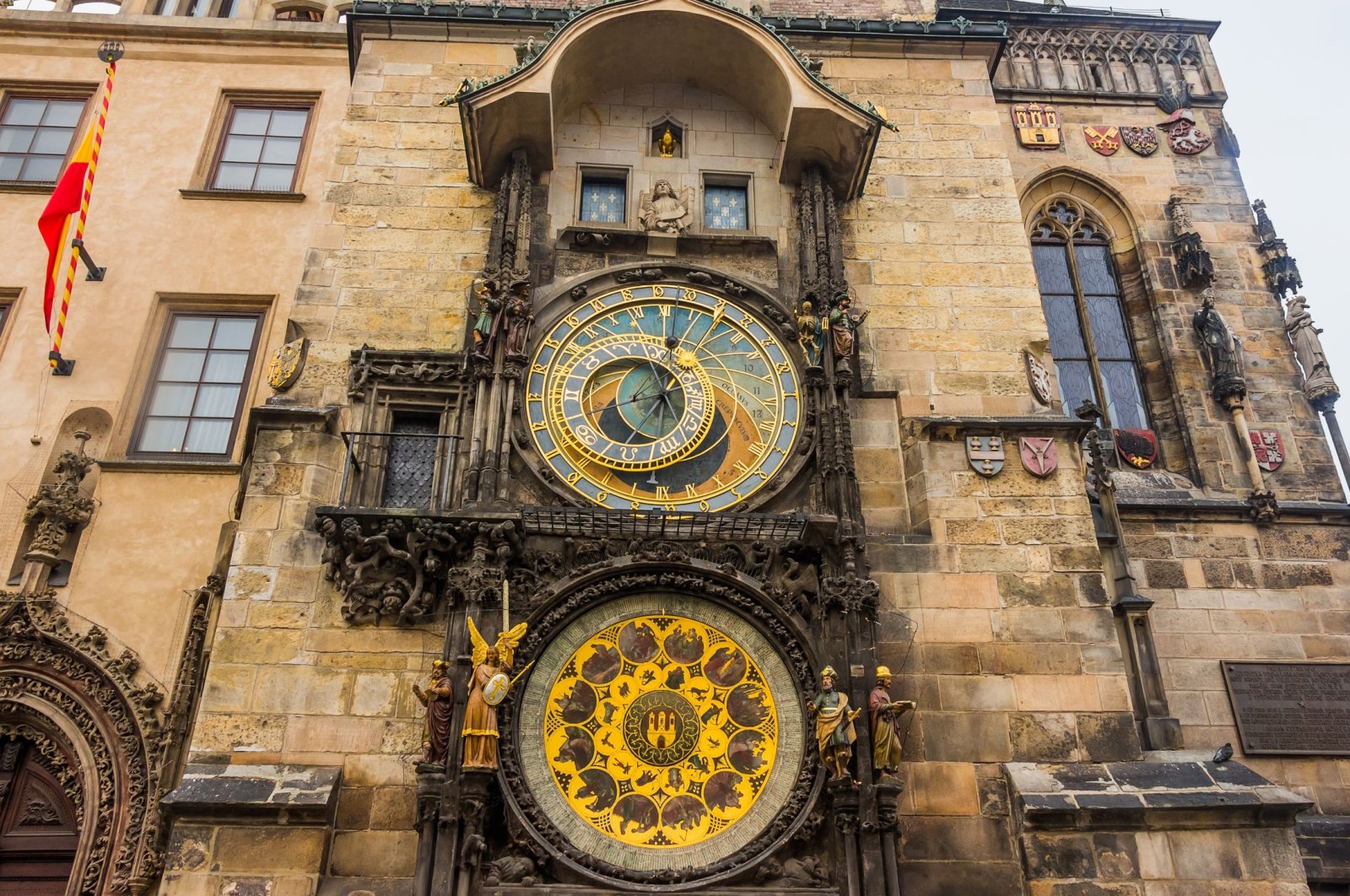 The Astronomical Clock, in Prague, Czech Republic. (Shutterstock Photo)