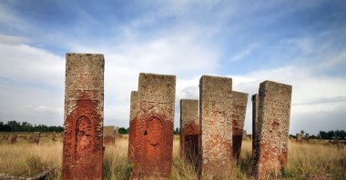 Seljuk tombs, Ahlat, Bitlis, Türkiye. (Shutterstock Photo)