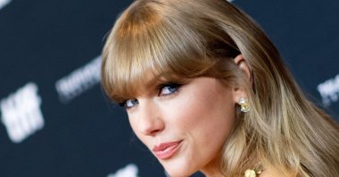U.S. singer Taylor Swift attends "In Conversation With ... Taylor Swift" during the 2022 Toronto International Film Festival at TIFF Bell Lightbox in Toronto, Ontario, Canada, Sept. 9, 2022. (AFP Photo)