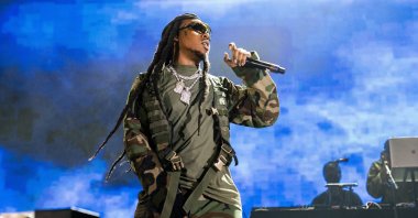 Takeoff of Unc &amp; Phew performs during Lil Weezyana 2022 at Champions Square New Orleans, Louisiana, U.S., Oct. 29, 2022. (Getty Images Photo)