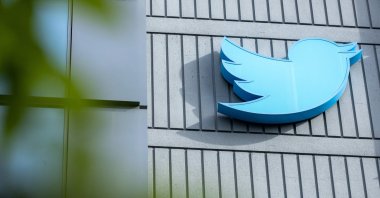 The Twitter logo is seen on a sign on the exterior of Twitter headquarters in San Francisco, California, U.S., Oct. 28, 2022. (AFP Photo)