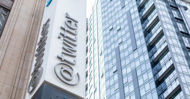 The Twitter sign is seen at the company's headquarters in San Francisco, California, U.S., Oct. 28, 2022. (AFP Photo)