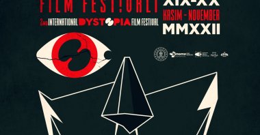 The poster of the second &quot;International Dystopia Film Festival.&quot; (Photo courtesy of Türsak Foundation)