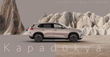 A Togg SUV model seen with the "Kapadokya" (Cappadocia) color scheme. (Courtesy of Togg)