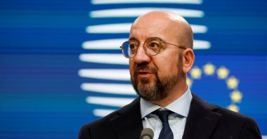European Council President Charles Michel speaks at a news conference after the first day of the European leaders summit, Brussels, Belgium, Oct. 21, 2022. (Reuters Photo)