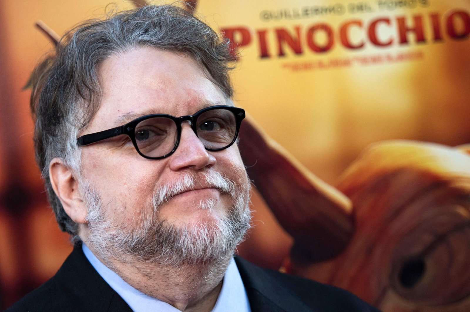 Mexican director Guillermo del Toro arrives for the premiere of &quot;Pinocchio&quot; during the 2022 American Film Institute Festival at the TCL Chinese Theatre in Hollywood, California, U.S., Nov. 5, 2022. (AFP Photo)