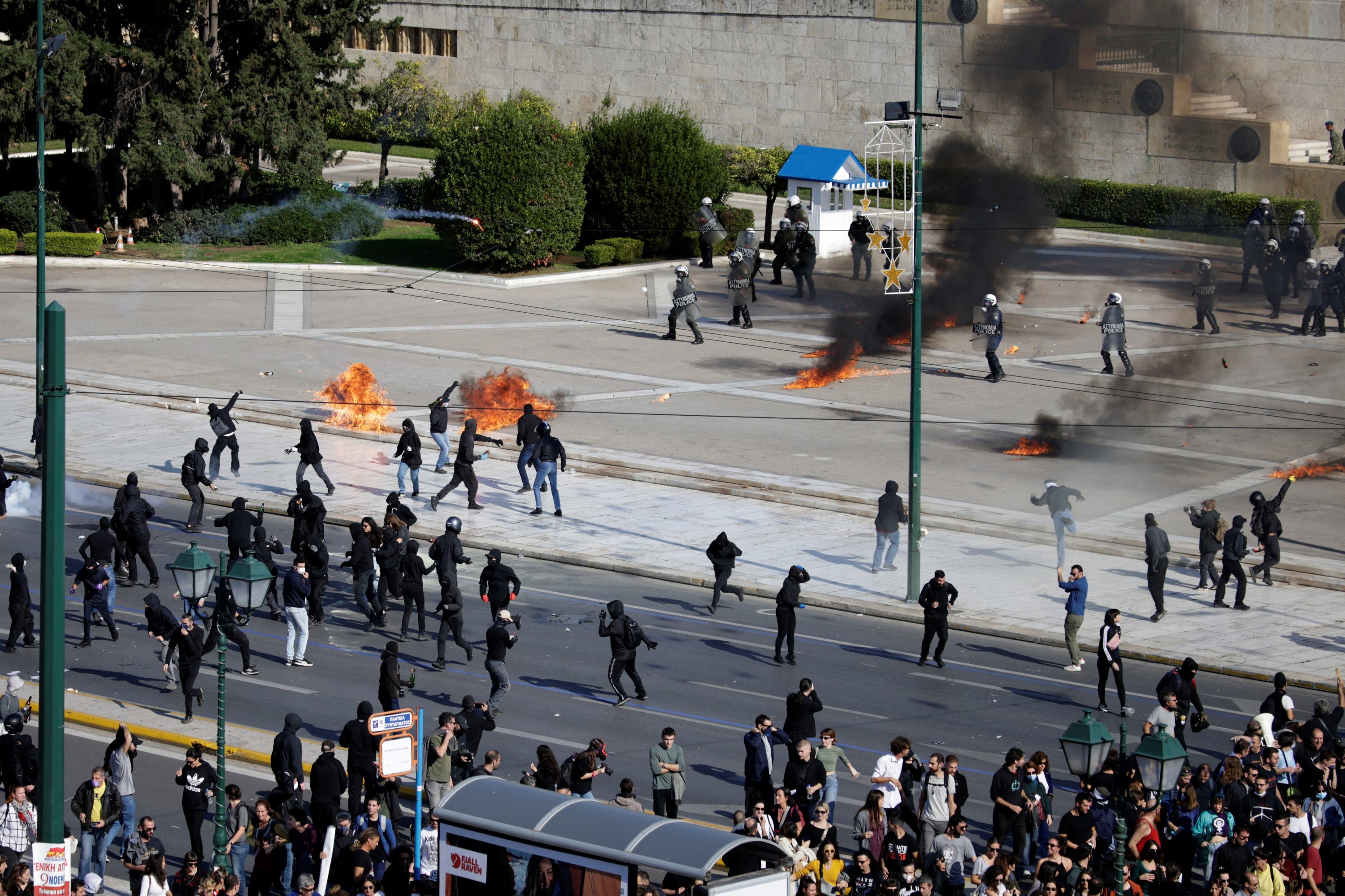 Cost of living strikes spur clashes in Greece, disruptions in Belgium ...