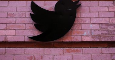 The Twitter logo is seen outside its offices in New York City, U.S., Nov. 9, 2022. (Reuters Photo)