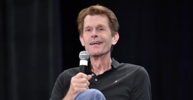 Kevin Conroy participates during a Q&amp;A panel at Wizard World, in Chicago, U.S., Aug. 24, 2019. (AP Photo)