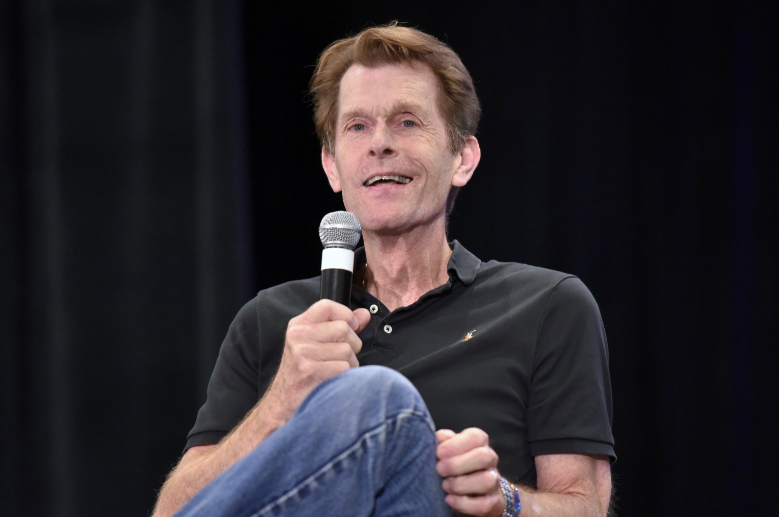 Kevin Conroy participates during a Q&amp;A panel at Wizard World, in Chicago, U.S., Aug. 24, 2019. (AP Photo)