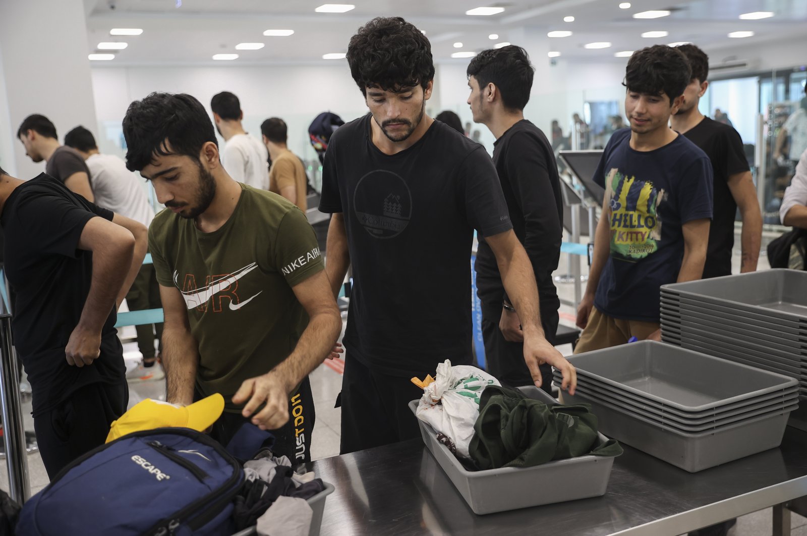Türkiye deports irregular Afghan migrants to Afghanistan via charter flights from Istanbul Airport, Istanbul, Türkiye, Oct. 30, 2022 (AA Photo)