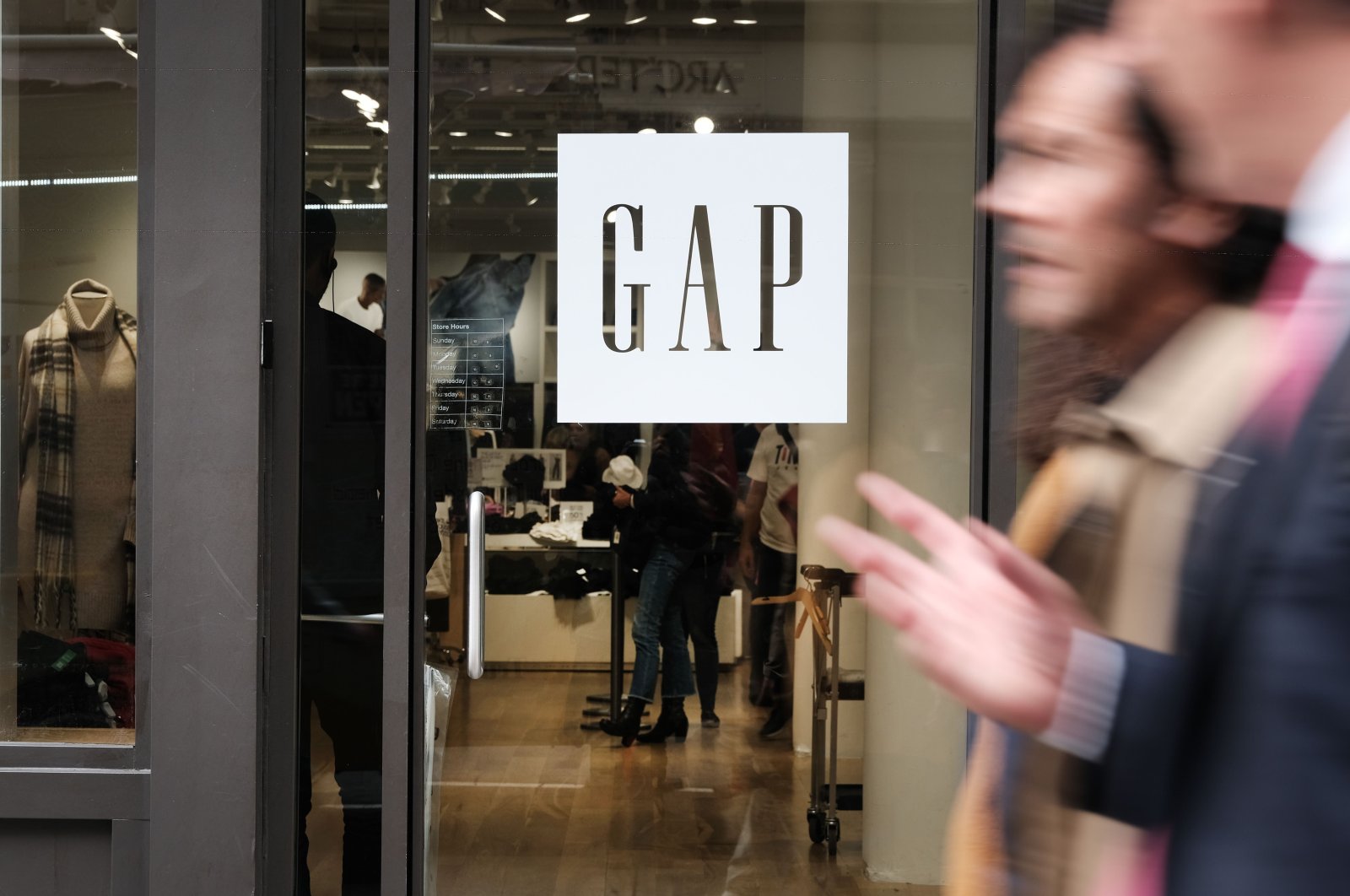 A Gap store in Manhattan, New York, U.S., Oct. 25, 2022. (AFP Photo)