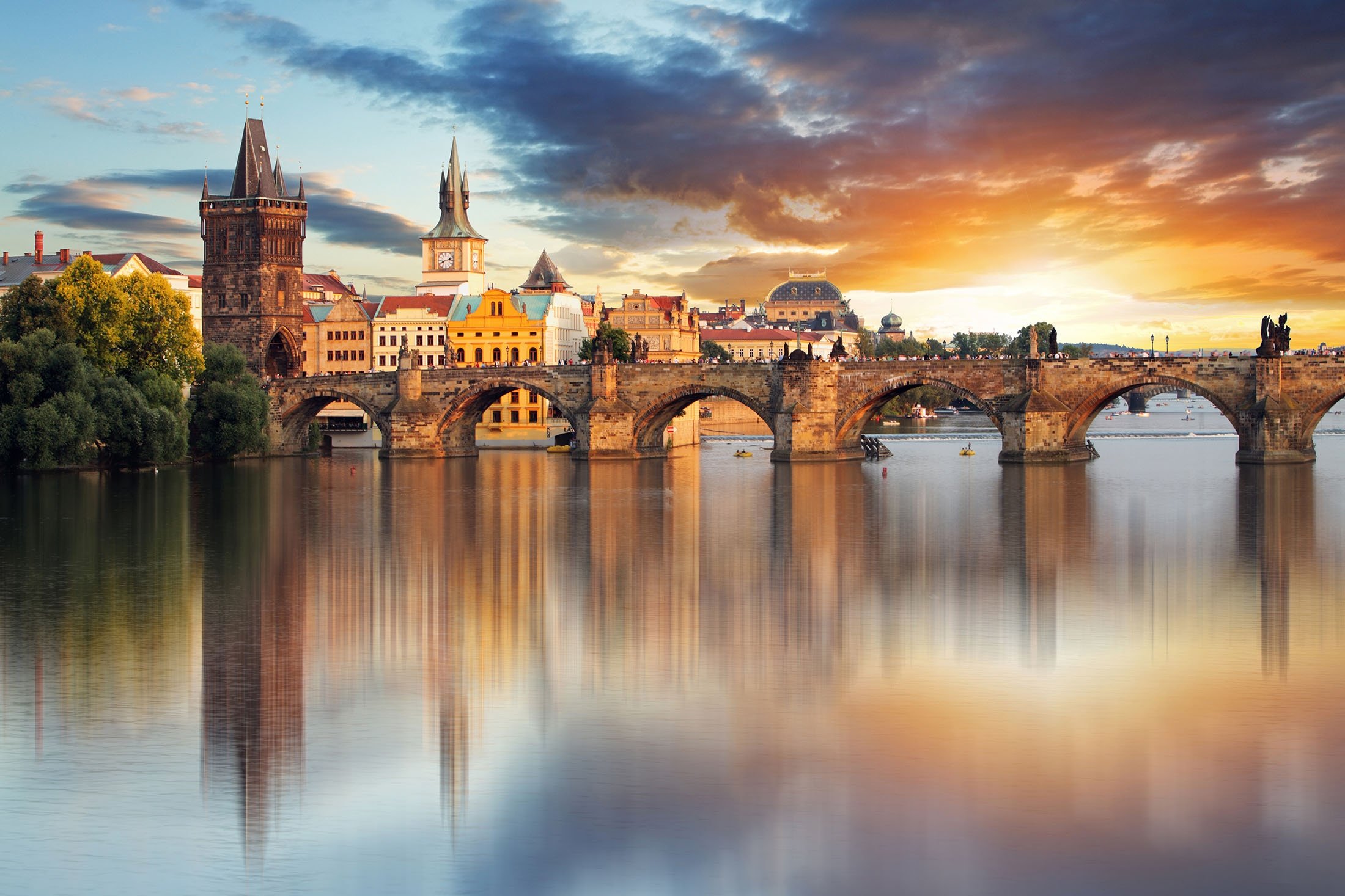 Jembatan Charles, di Praha, Republik Ceko.  (Foto Shutterstock)