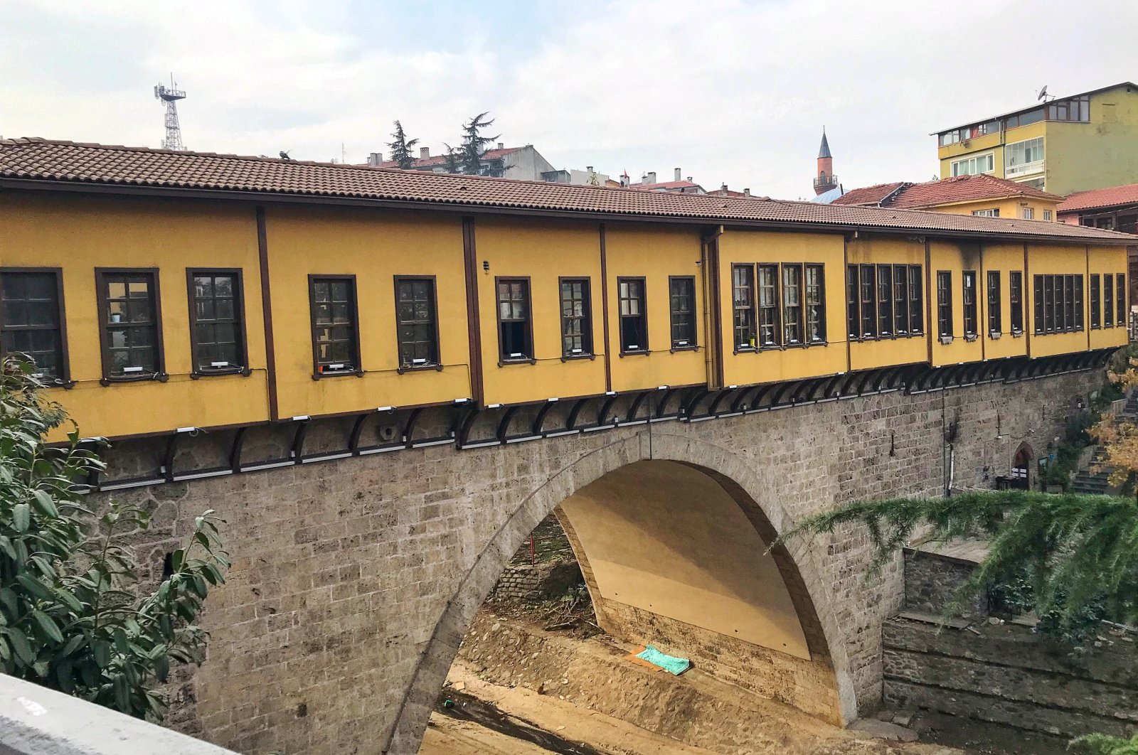 The Irgandı Bridge, in Bursa, Türkiye. (Photo by Özge Şengelen)