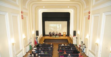The 13th Archeological Symposium organized by the Italian Cultural Center, Istanbul, Türkiye, Nov. 17, 2022. (Photo courtesy of Istanbul Italian Cultural Center)