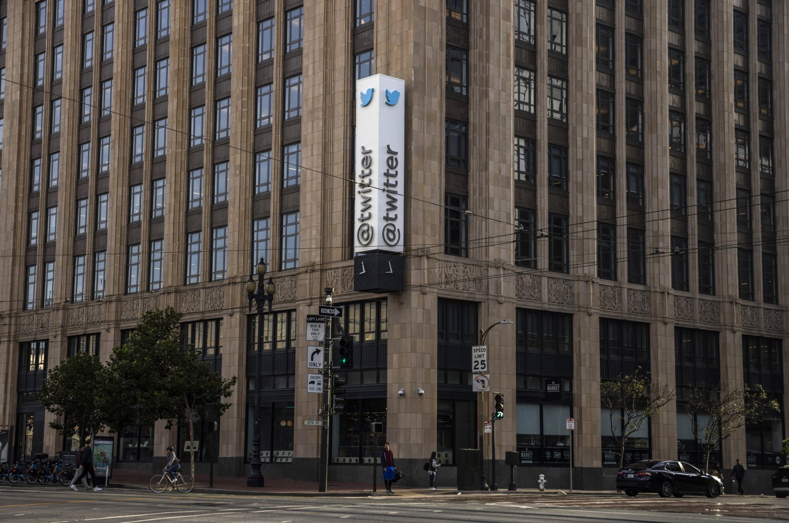 The headquarters of social media company Twitter is seen in San Francisco, U.S., Nov., 11, 2022. (AP Photo)
