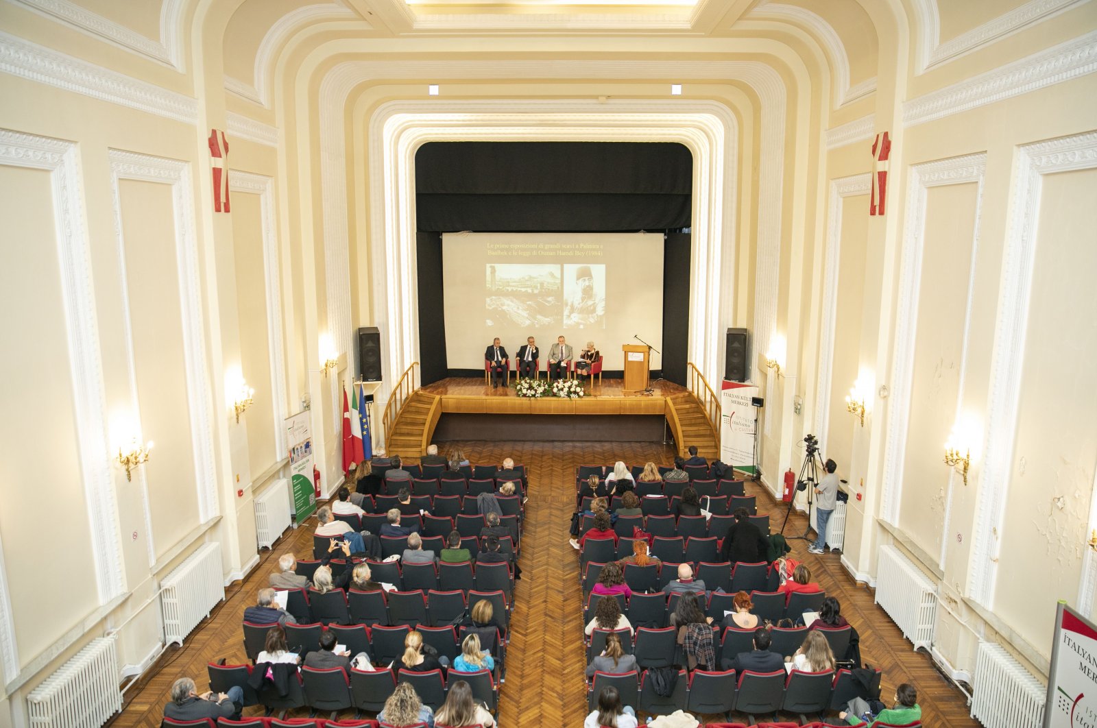 The 13th Archeological Symposium organized by the Italian Cultural Center, Istanbul, Türkiye, Nov. 17, 2022. (Photo courtesy of Istanbul Italian Cultural Center)