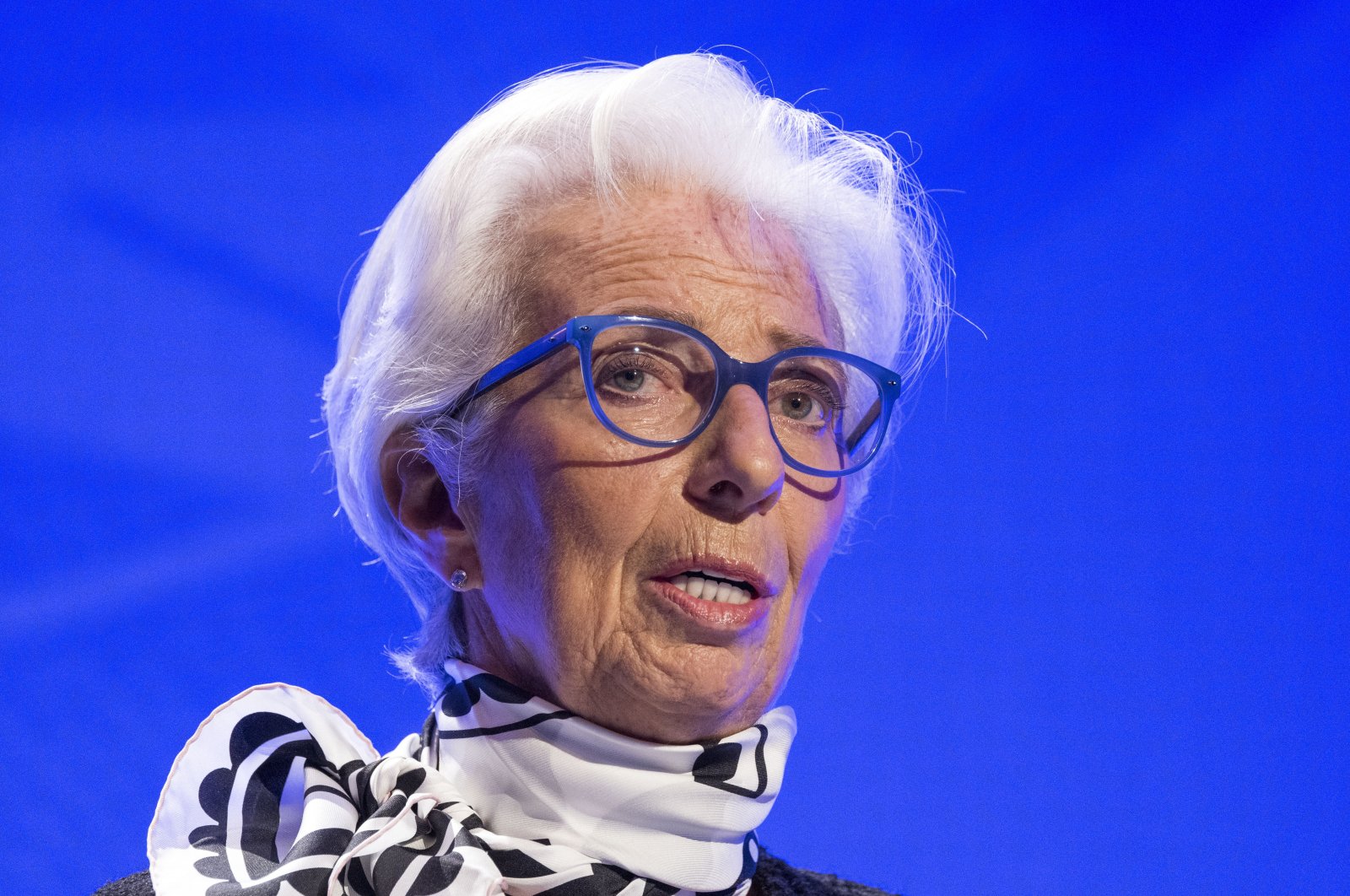 Christine Lagarde, president of the European Central Bank (ECB), speaks at the congress in Frankfurt, Germany, Nov. 18, 2022. (AP Photo)