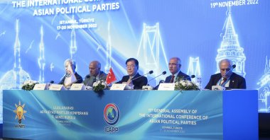 Türkiye's ruling Justice and Development Party (AK Party) hosts the 11th General Assembly of ICAPP in Istanbul, Türkiye, Nov. 19, 2022. (AA Photo)