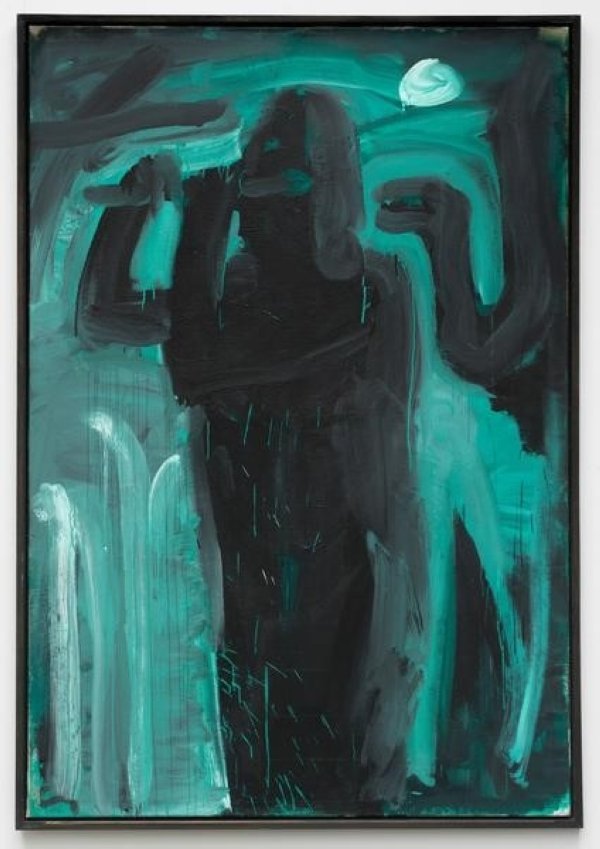 'Zauber' oleh Karl Horst Hödicke, 1981, resin poliester di atas kanvas, 190 x 130 cm.  (Foto milik artis dan KÖNIG GALERIE)