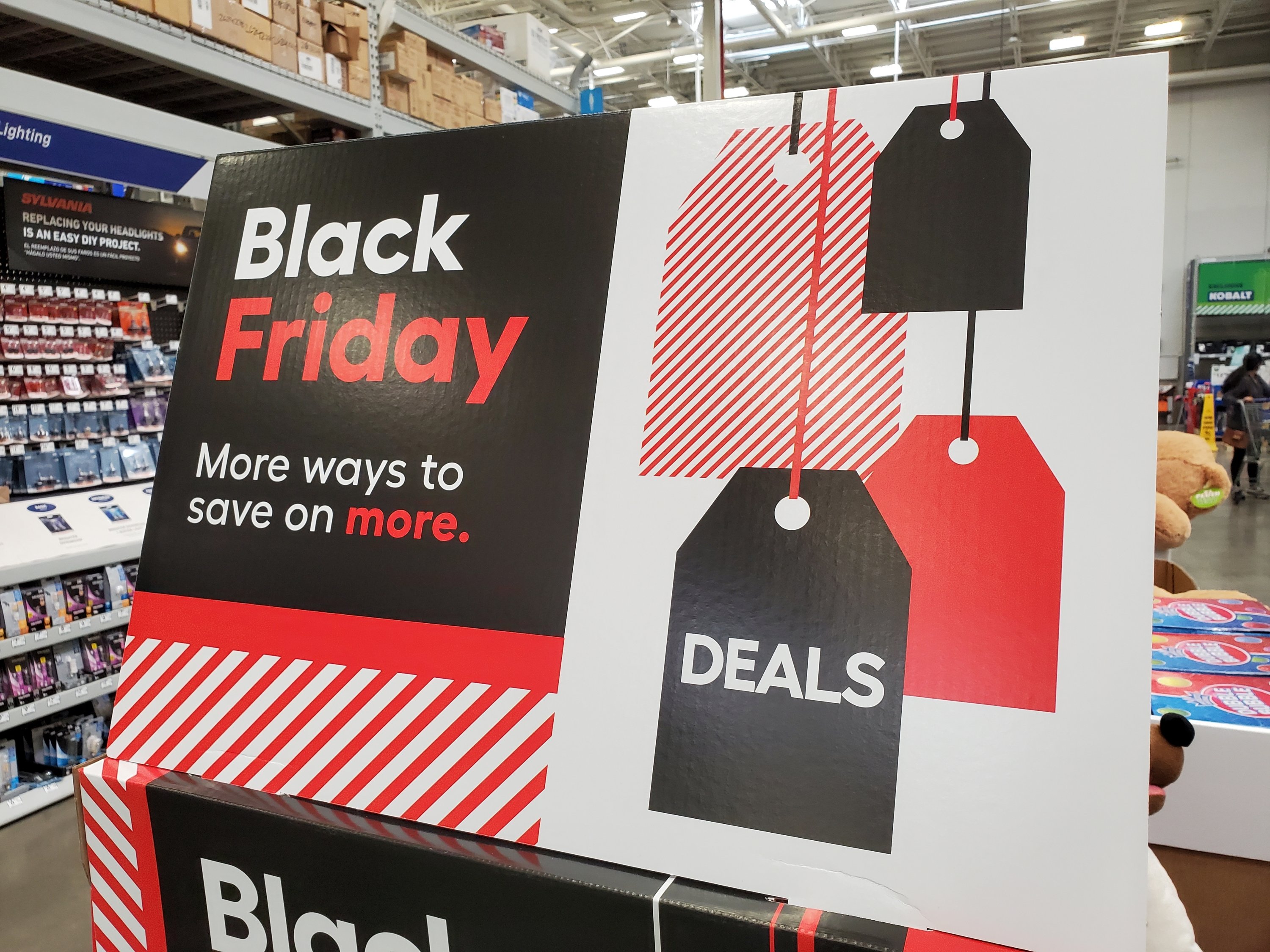 A Black Friday sign in a retail store in Walnut Creek, California, U.S., Nov. 27, 2021. (Getty Images Photo)