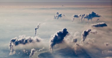 Arial view of German industrial area, Feb. 4, 2012. (Getty Images Photo)