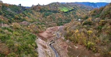 Dams in Kocaeli witness drought due to low precipitation. (AA Photo)