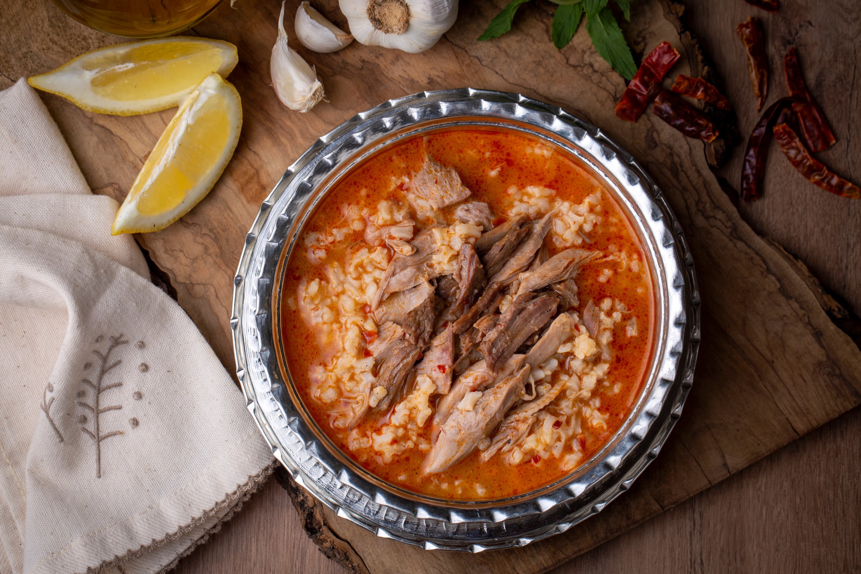 Beyran soup with lamb meat. (Shuttertstock Photo)
