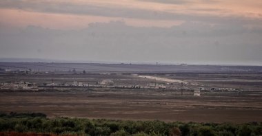 Menagh Military Air Base is among the targets of a possible Turkish operation in northern Syria, Nov. 28, 2022. (Photo by Uğur Yıldırım)