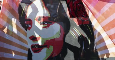 Demonstrators rally at the National Mall to protest against the Iranian regime following the death of Mahsa Amini in the custody of Iran's morality police, in Washington, the U.S., Oct. 22, 2022. (AP Photo)