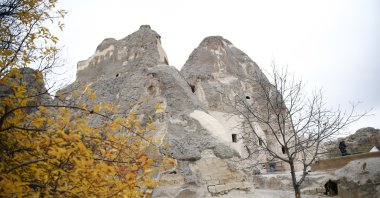 The exterior of the monastery, in Ürgüp, Nevşehir, central Türkiye, Nov. 28, 2022. (AA Photo)