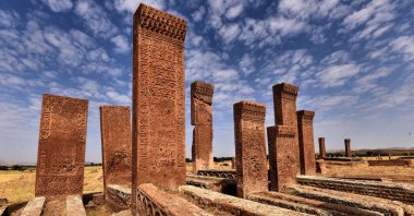 Ahlat tombstones dated to the 12th century. (Photo courtesy of Ministry of Culture and Tourism of Türkiye)