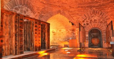 Anatolia's first public toilet, known as "sık dişini helası," will be opened as the Water and Cleaning Museum, Tokat, Türkiye, Nov. 29, 2022. (IHA Photo)