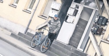 Mehmet Karabörk leaves his home in Wetzlar, Germany in this undated photo. (Photo by Abdurrahman Şimşek) 