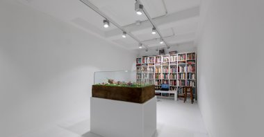 Artwork by Mehmet Sinan Kuran displayed at the "Nowhere" exhibition, Istanbul, Türkiye, Sept. 10, 2022. (Photo courtesy of Anna Laudel)