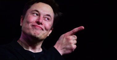 Tesla CEO Elon Musk speaks during the unveiling of the new Tesla Model Y in Hawthorne, California, U.S., March 14, 2019. (AFP Photo)