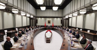 President Recep Tayyip Erdoğan chairs National Security Council meeting in Ankara, Dec. 1, 2022. (IHA Photo)